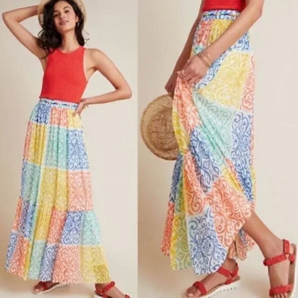 NWT Verb by Pallavi Singhee | Anthropologie Alina Maxi Skirt | Size 6